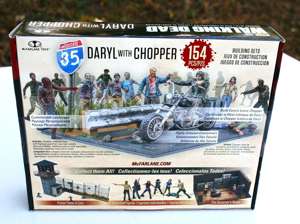 Sealed McFarlane Toys The Walking Dead Daryl with Chopper- 154 Pcs Building Set - Image 2 of 4