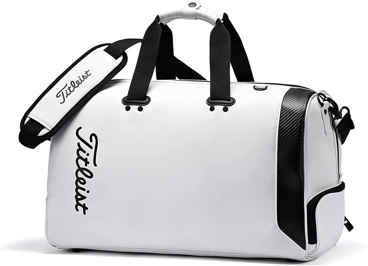 NEW TITLEIST Core Essentials Boston Bag TA22CEBBK White | eBay
