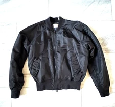 FEAR OF GOD ESSENTIALS BOMBER BLACK MEN SIZE MEDIUM-FREE SHIPPING-