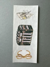 Mrs. Grossman's Stickers | ANTIQUE GLASSE LETTER| Retired 1997 Creative Memories