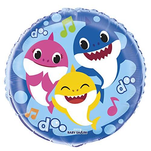 "Baby Hai runder Folienballon 18" - Bild 1 von 1