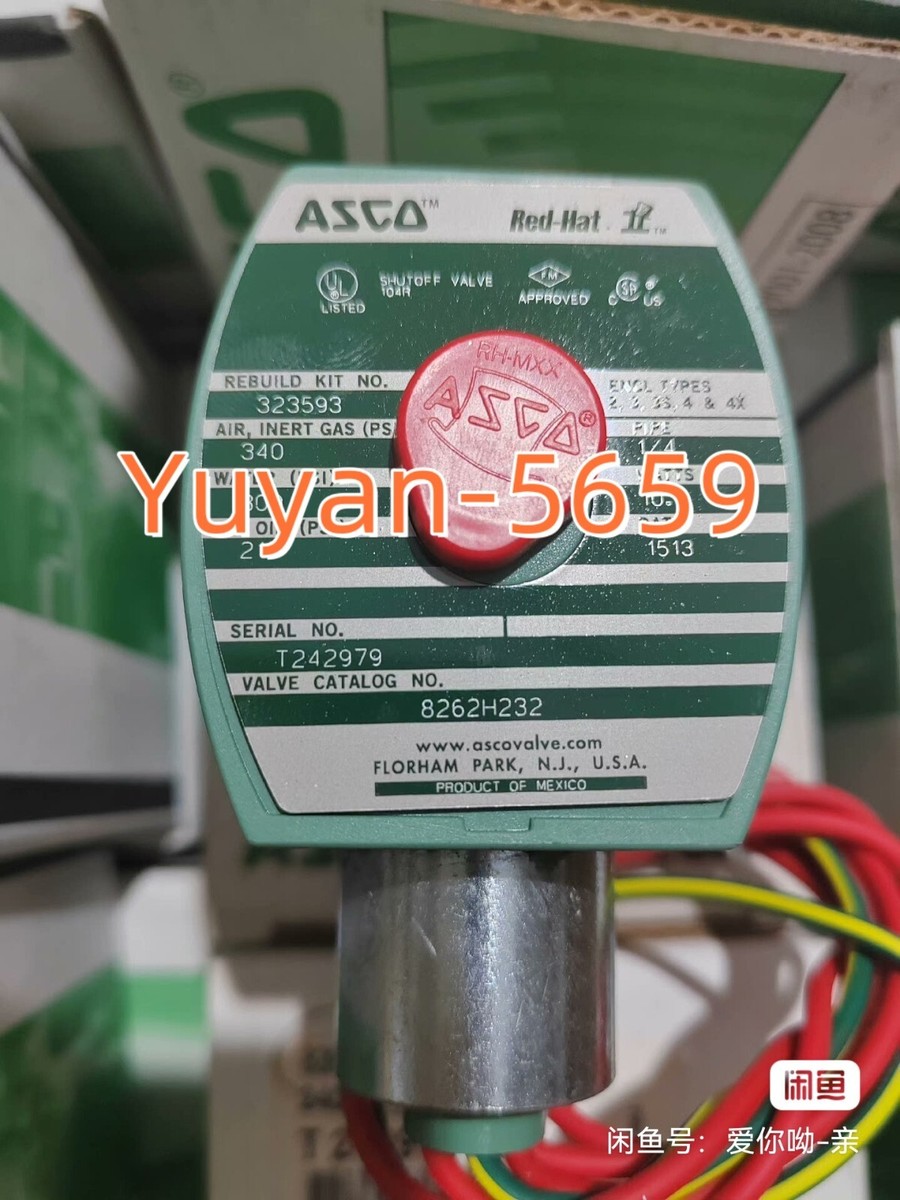 1 PC NEW ASCO 8262H232 220/50 240/60 Solenoid Valve DHL