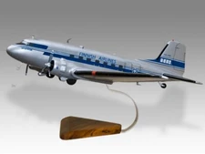 Douglas DC-3 Aero Finnish Desk Wood Airplane New Model Large Scale 1/72