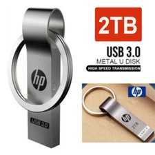 2TB USB 3.0 Flash Drive HP USB Memory Stick Pen U Disk Data Storage w/ KeyChain