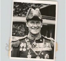 Admiral Edward Evans In Charge Of LONDON AIR RAID Shelters WWII 1940 Press Photo