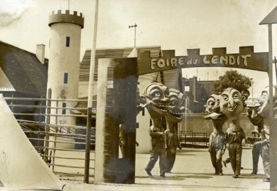 Frankreich Paris Saint Denis Feier Foire du Lendit Messe altes Foto 1970