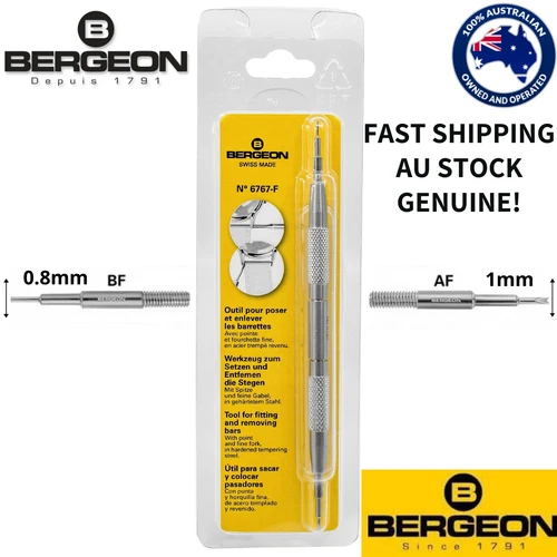 Bergeon 6767-F Swiss Spring Bar Tool and Watch Band AUSTRALIAN STOCK & GENUINE!