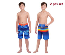 NEW Gerry Youth 2-pack UPF 50 Swim Short,