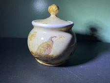 robert gordon Australian pottery Pheasant Scene Sugar  Bowl No Spoon