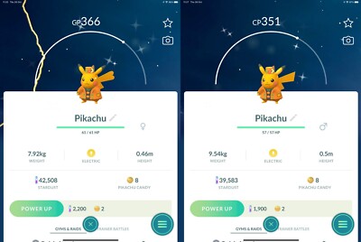 Shiny Pikachu wearing a Tricks & Treats costume  Mini P T C  Read Description