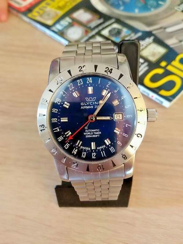 glycine airman world timer