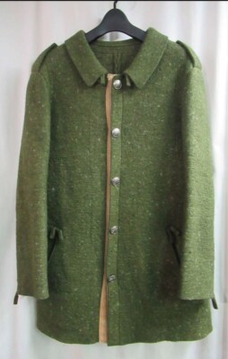 90s Yohji Yamamoto Rare Military Dyed Jacket Olive Felt 90s Yohji Yamamoto Rare Military Dyed Jacket Olive Felt