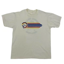 Vintage USAF I Survived The C.A.M.P. Jog-A-Thon Men's Size M White Single Stitch