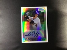 MICHAEL LORENZEN 2010 Bowman Chrome USA Stars Auto Refractor /199 #USA-#MIL AUTO