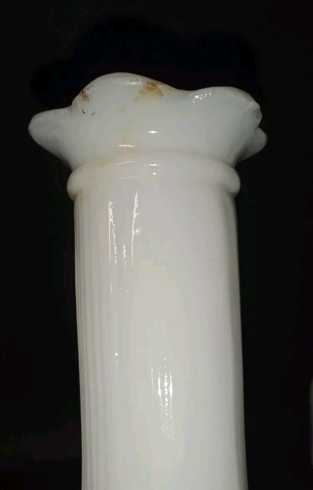 Milk Glass Lot Johnson & Johnson E. O. Brody Co. Vases And