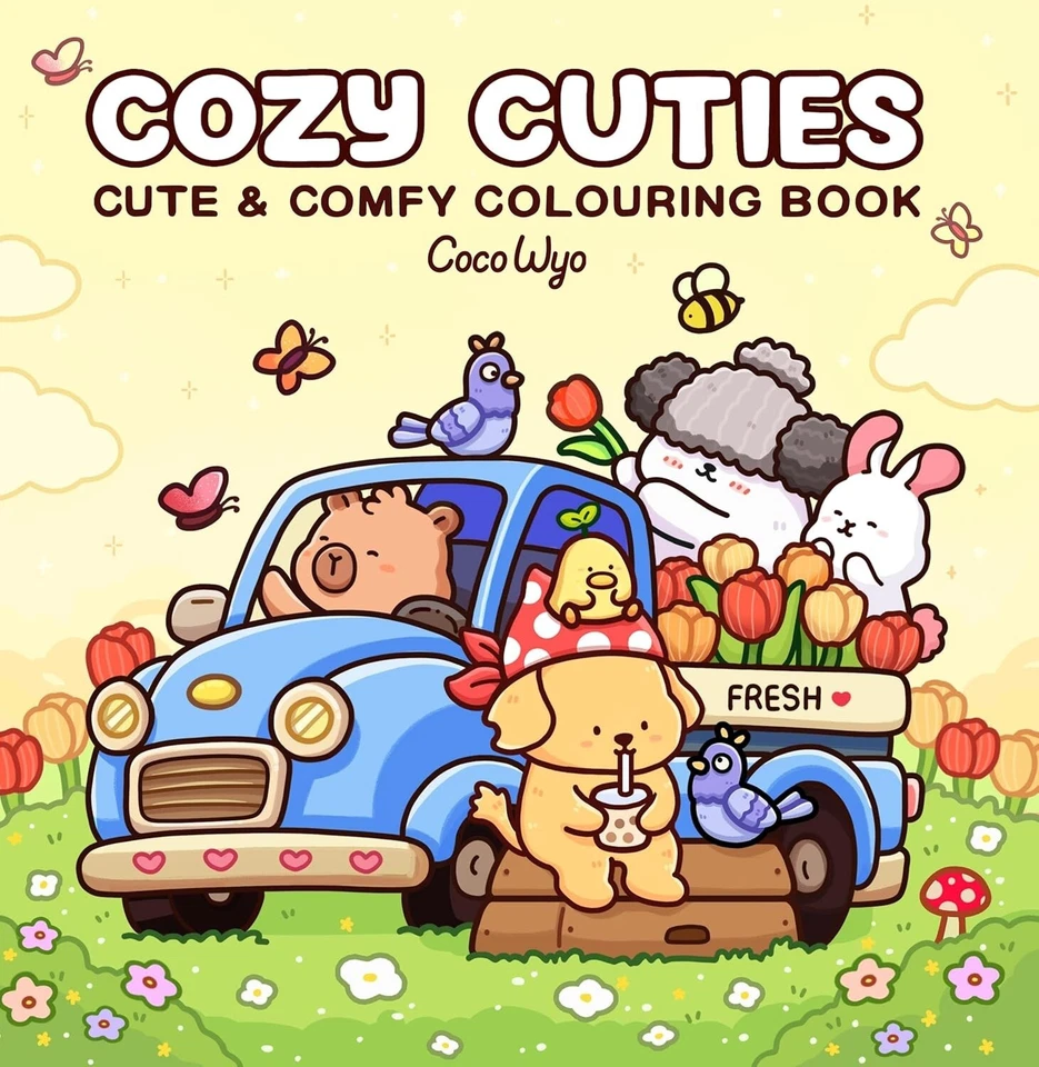 Coco Wyo Cozy Colouring Books 3 Books Set (Cozy Corner, Cozy Cuties, Christmas) - Image 3 of 4