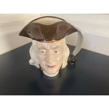 Vintage Retro 1980s Byron Molds Benjamin Franklin Coffee Mug, Colonial Patriotic