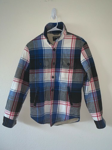 Express Mens Flannel button up jacket 