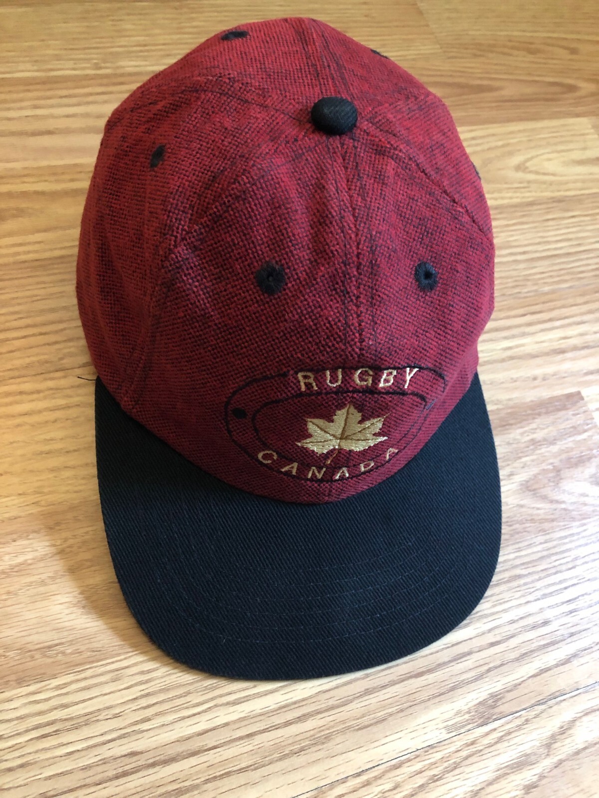 Rugby Canada Maple Snapback Hat Cap SCI Vintage Gem