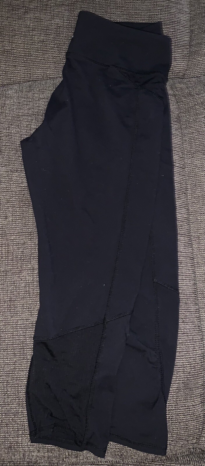 Leggings cortos pequeños para mujer Kyodan, negros gimnasio yoga correr-image