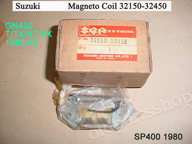 Suzuki GN400 SP400 Primary Coil A NOS Magneto Primary Coil 32150