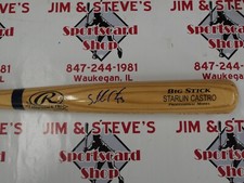 STARLIN CASTRO SIGNED RAWLINGS ADIRONDACK PRO BIG STICK PROFESSIONAL MODEL BAT