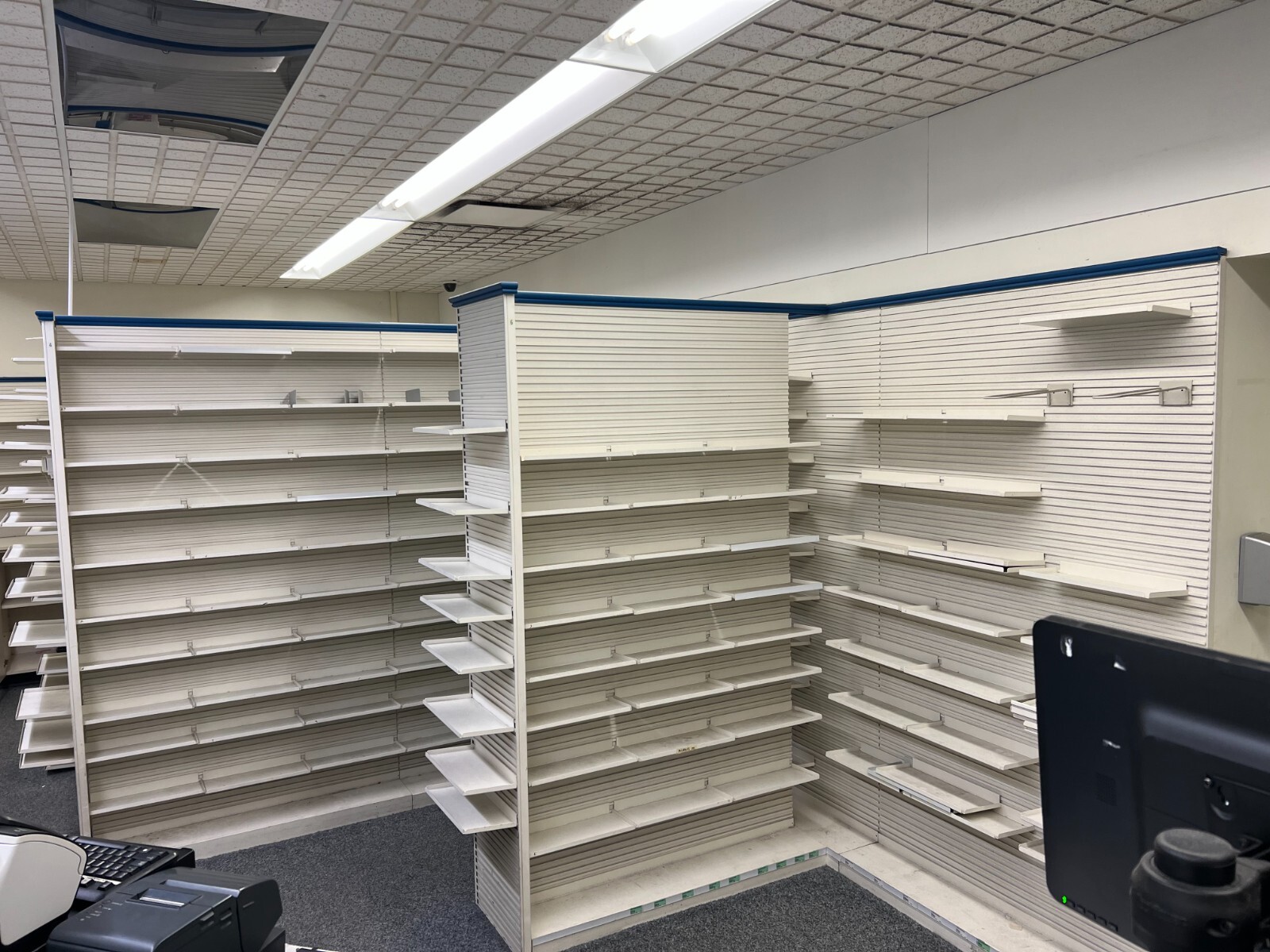 Pharmacy shelving Uniweb end cap eBay