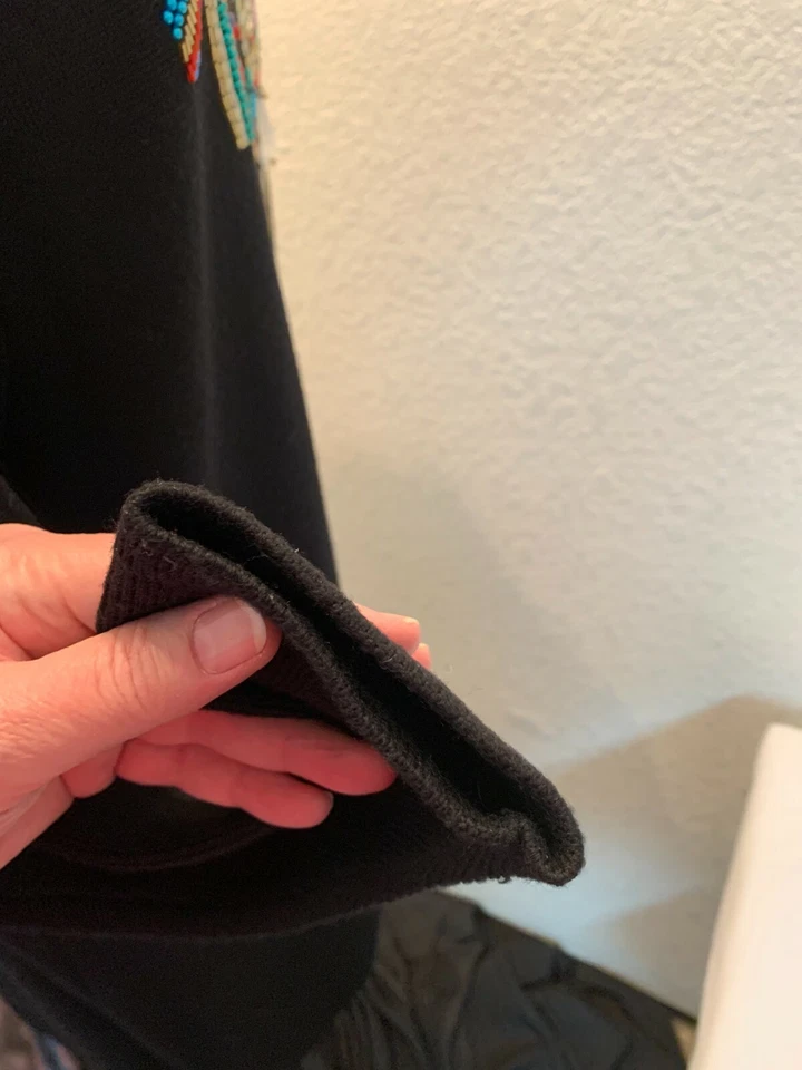 Precioso vestido suéter vintage Diane Freis con cuentas talla M/L nuevo con etiquetas Foto 4 de 4