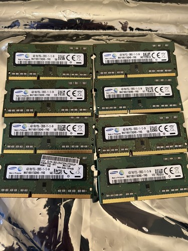 Mixed Samsung 32GB (8x4GB) 1Rx8 PC3L-12800 DDR3-1600MHz Ram M471B5173QH0-DB0 YK0