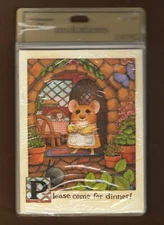 Vintage Mouse Hallmark Invitations, Please Come for Dinner! Set of 8, Ambassador