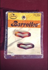 Vintage Goody Barrettes 1975 NEW 703 Hearts New Old Stock