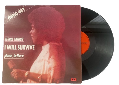 Gloria Gaynor - I Will Survive 12" Single Record 2141084 Polydor 1978 Ex / Vg+
