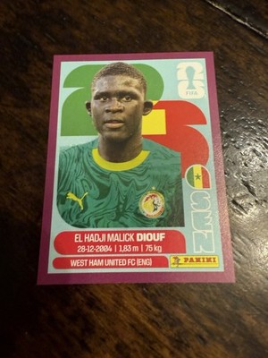 World Cup 2026 Panini Senegal SEN 7 Purple Parallel El Hadji