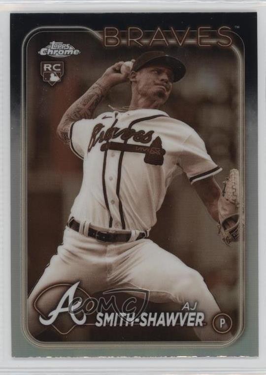 2024 Topps Chrome Sepia Refractor AJ Smith-Shawver #19 Rookie RC 4z8
