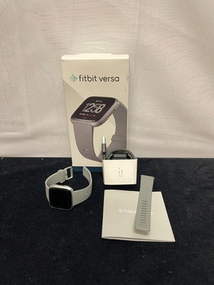 Fitbit Versa FB504 Gray Bluetooth Heart Rate Health And Fitness Smartwatch