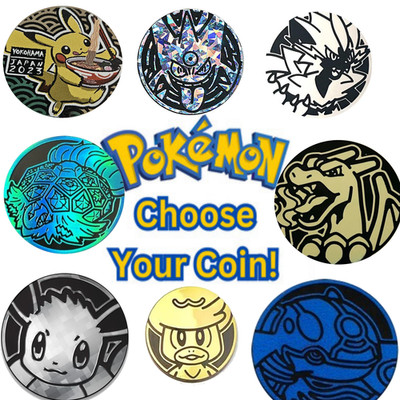 カードダスその他 pokemon coin Pokémon TCG Coins - Choose Your Coin - Standard & Jumbo - Pikachu