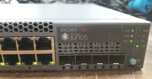 Juniper EX2300-24P | 24-Port Gigabit PoE 4x 1/10G SFP+ Managed Switch - Picture 9 of 23