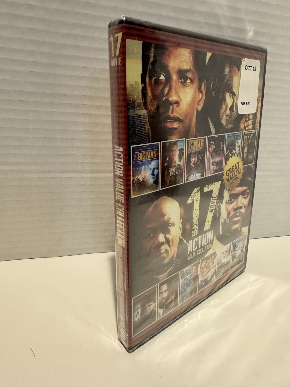 17 Movie Action Value Collection NEW SEALED DVD Chuck Norris Charles Bronson 25