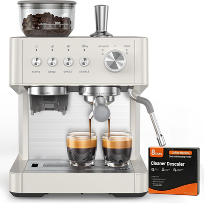 #ad 2026 Espresso Machine with Grinder 15 Bar Milk Frother amp; Descaling Kit $555.99