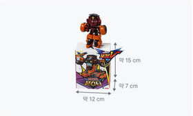 TOBOT V Mini 4 pcs Set Captain Police Speed Monster Rocket Transformer Robot New