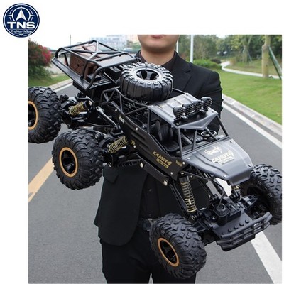High-Speed RC Rock Crawler - 6 Wheel All-Terrain Truck with 2 Batteries Included