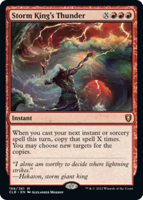 Light Play x 1 Storm King's Thunder Commander Legends: Battle for Baldur's Gate