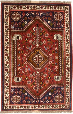 3'6X5 Handmade Vintage Style Tribal Farmhouse Rug Small Oriental Decor Carpet