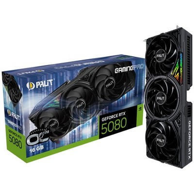 Palit NVIDIA RTX 5080 GamingPro OC 16GB GDDR7 video card 256 bit PCIe 5.0 x16