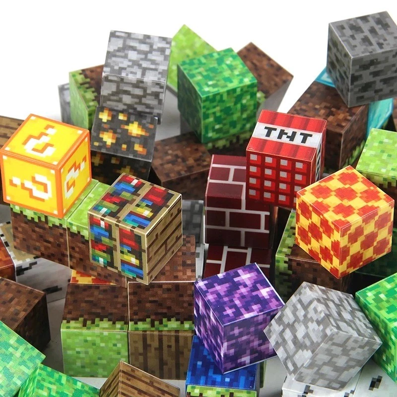 500PCS Magnetic Minecraft Building Blocks Set W/Doll Puzzle Kids Children Gifts