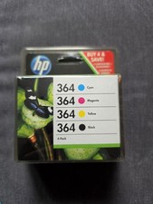 Genuine HP 364 Black Cyan Magenta and Yellow Ink Cartridges N9J73AE EXPIRED 