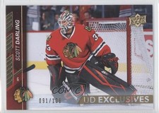 2015-16 Upper Deck UD Exclusives 91/100 Scott Darling #292 a2k
