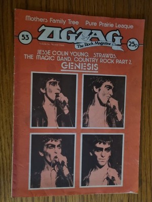 Zigzag Magazine Issue 53 Genesis Strawbs Country Rock