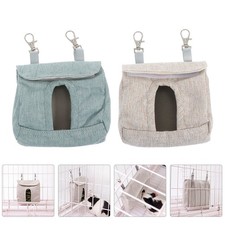 Reusable Rabbit Hanging Feeding Bag for Guinea Pig Chinchilla Assorted Colors