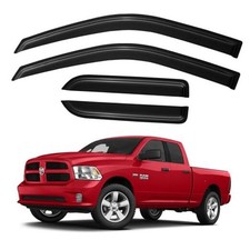Window Visors Rain Guards for 2009-2018 Dodge Ram 2009-2018 ram 1500 quad cab